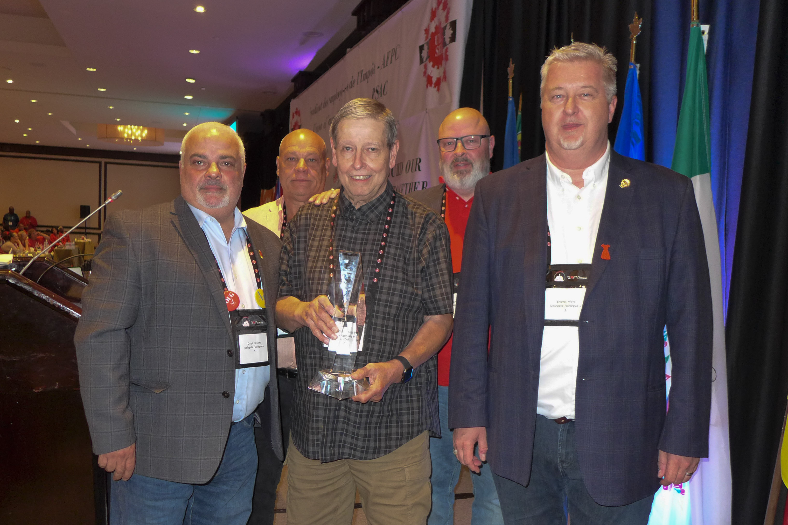 Gary Esslinger was awarded a Life Membership