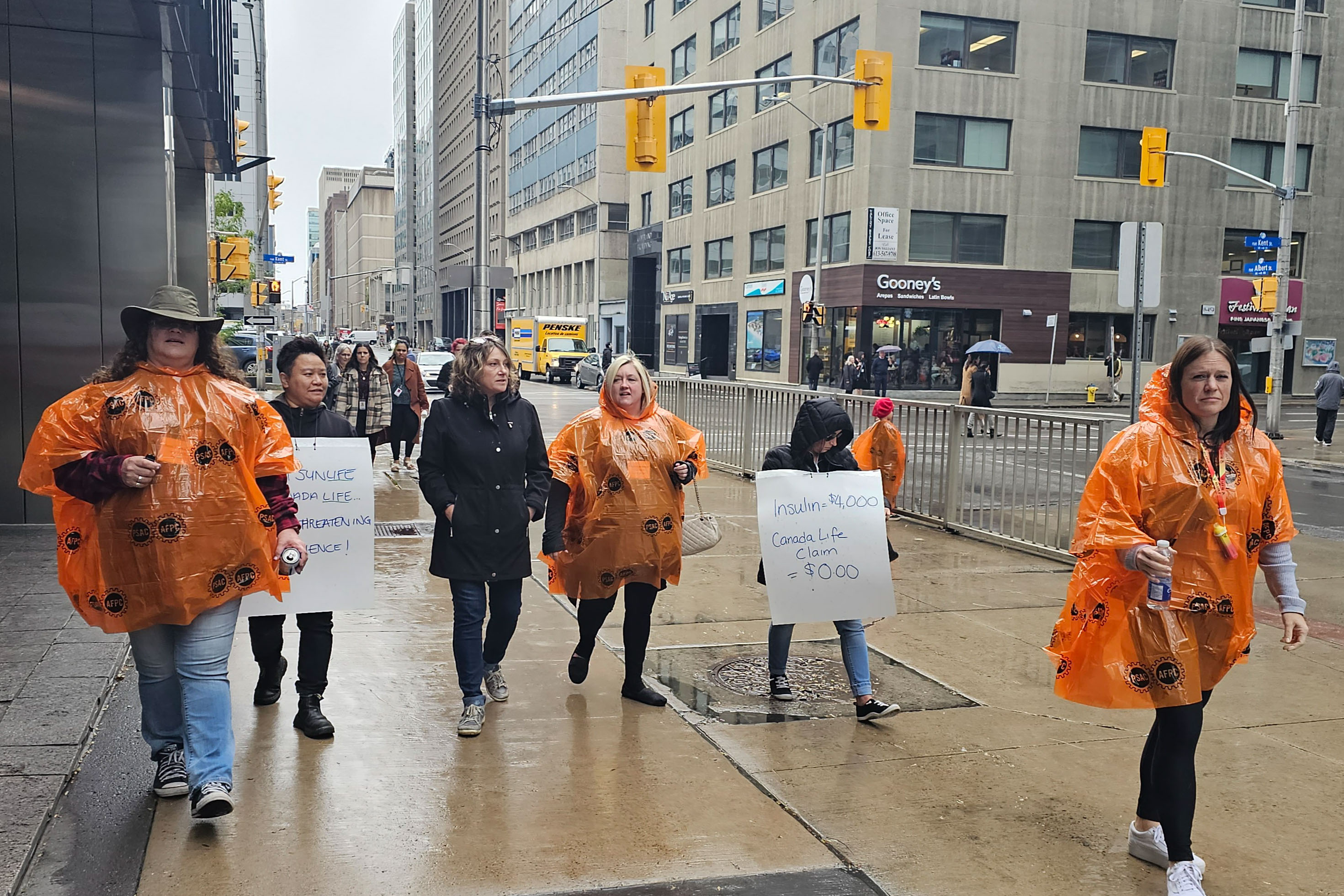 Canada Life Demonstration in Ottawa