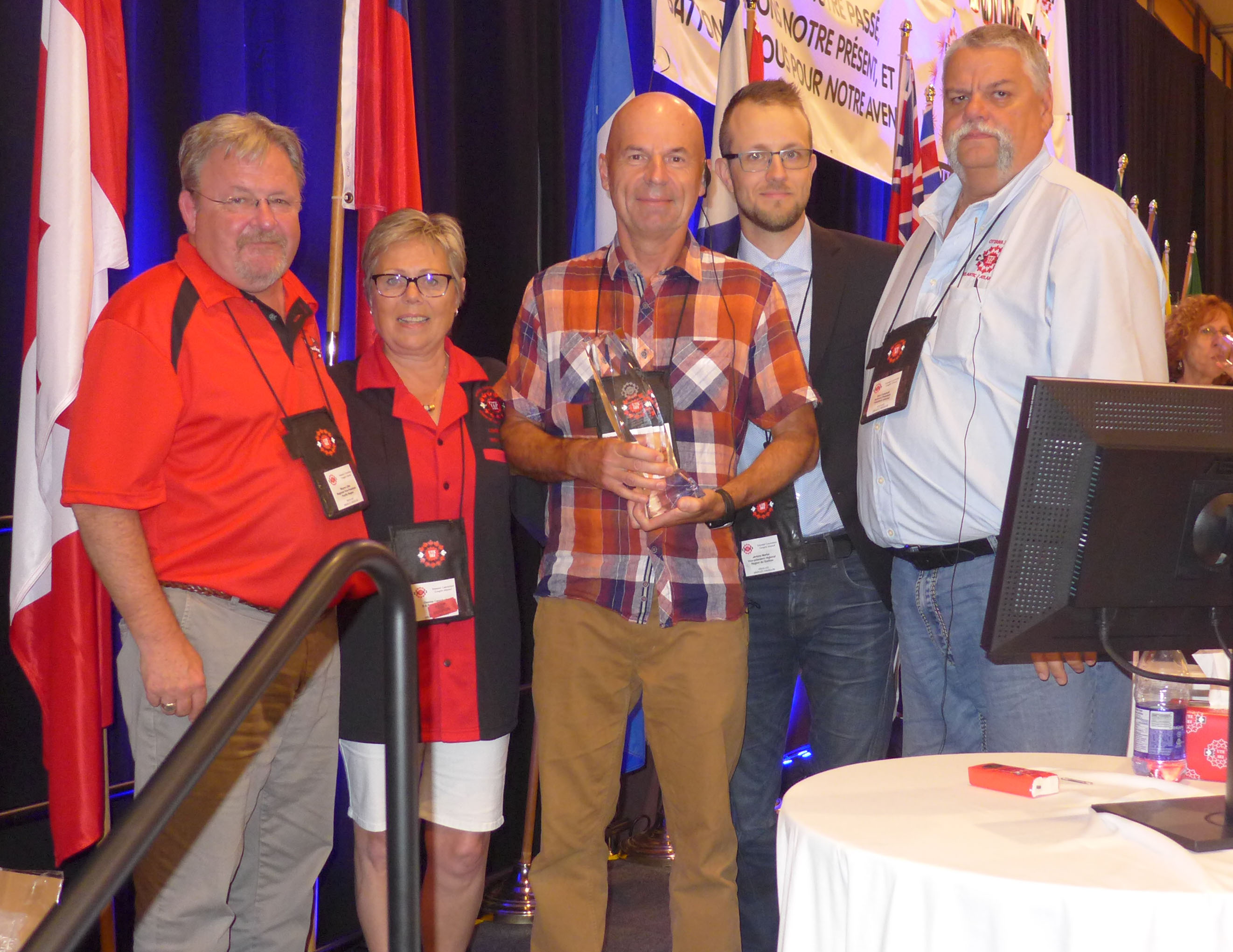 Wayne Little, Gesine Campbell, Jean-Pierre Fraser, Jérôme Martel, Bob Campbell