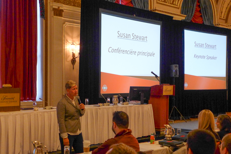 Susan Stewart, Conférencière principale