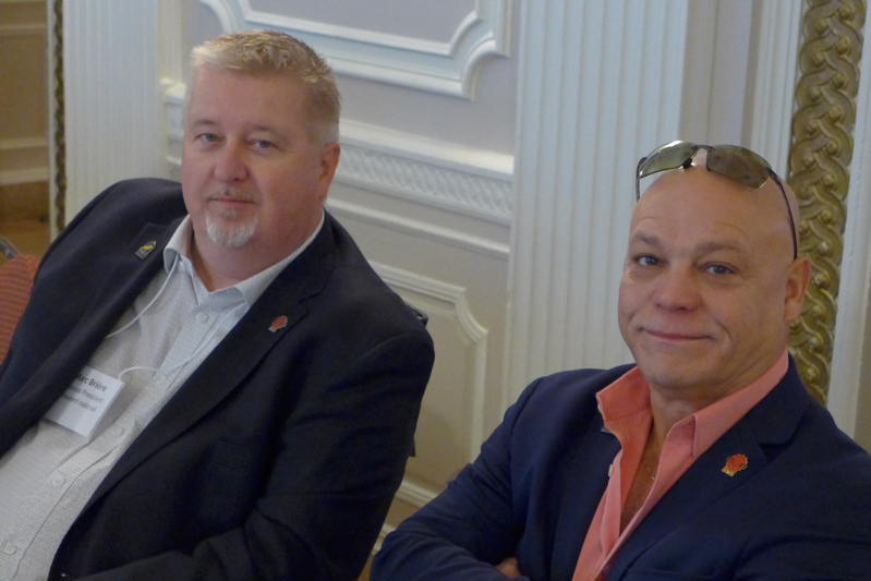 Marc Brière - président national, Doug Gaetz - 1er vice-président national