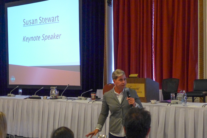 Susan Stewart, Conférencière principale