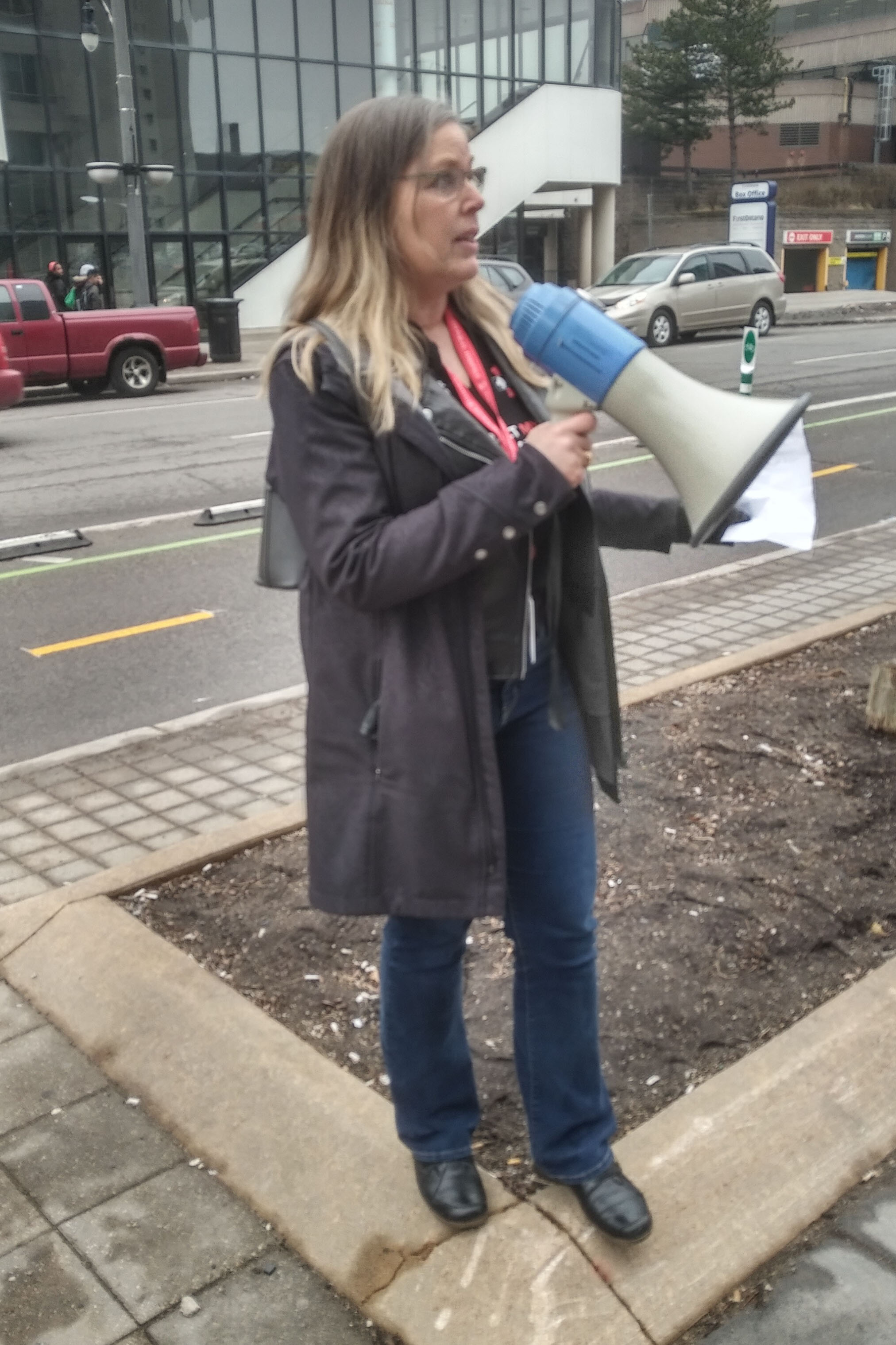 Gina Degner, présidente de la section locale