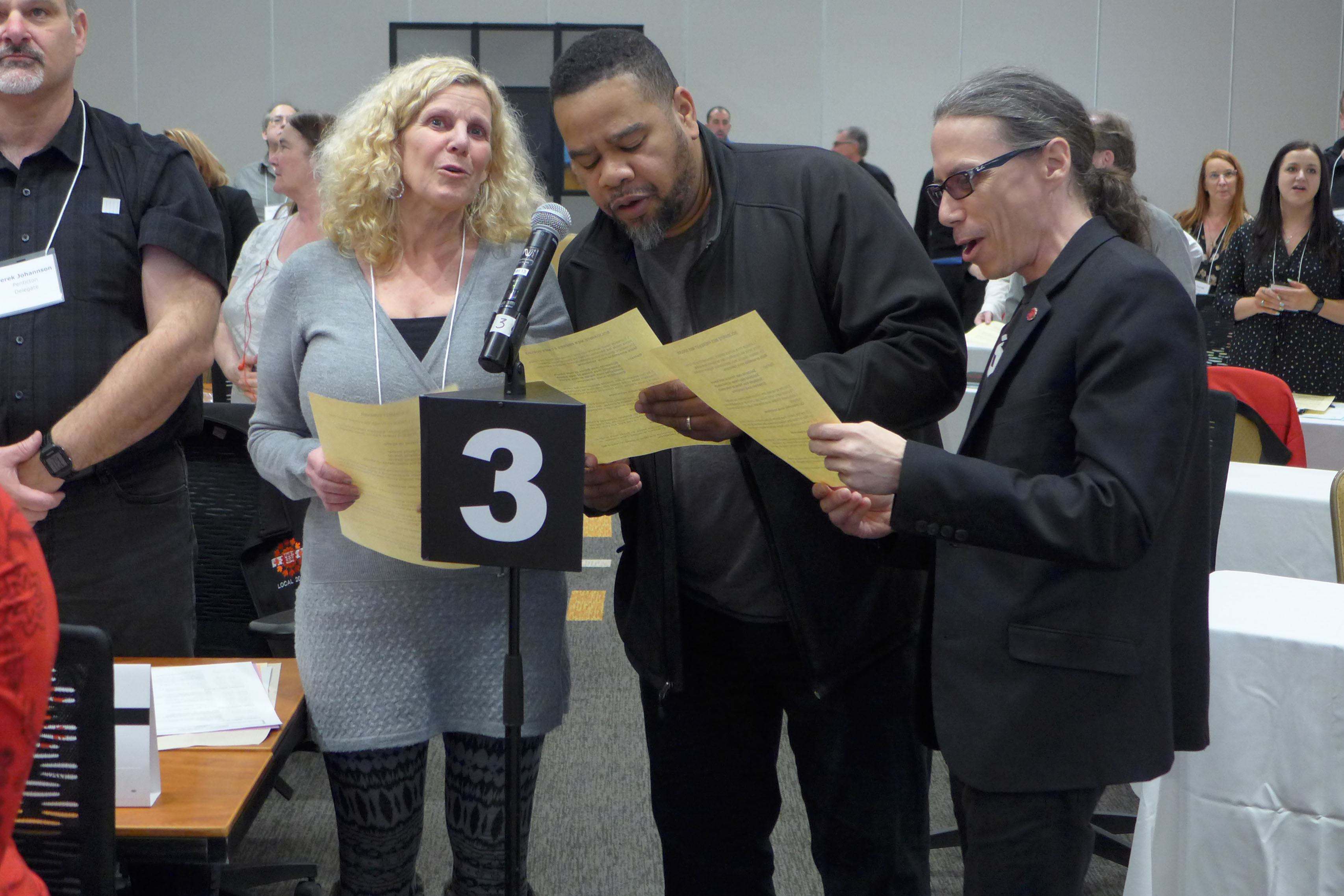 Linda Koenders, Eddy Aristil, Patrick Bertrand