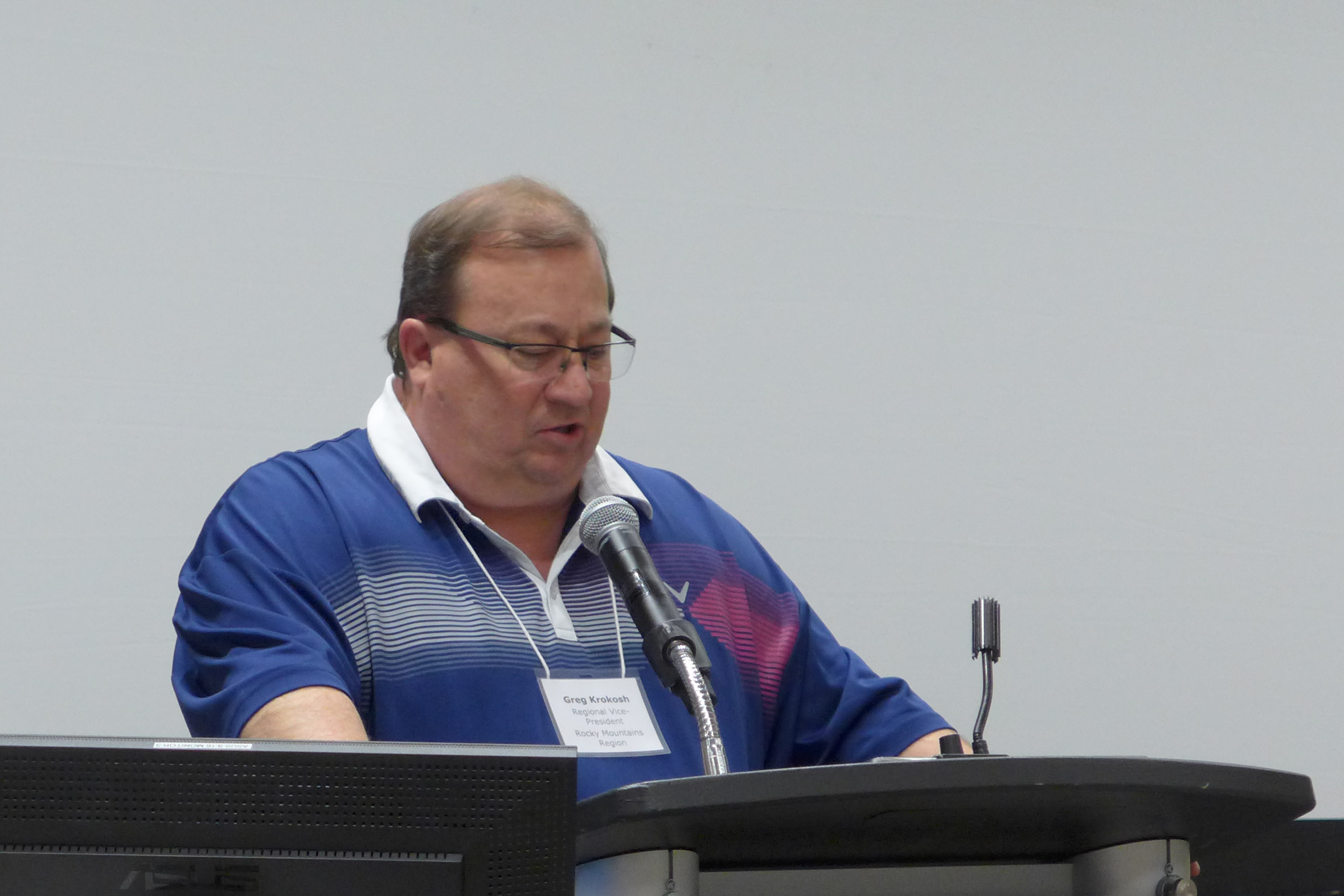 Greg Krokosh, président du Comité des centres d'appels