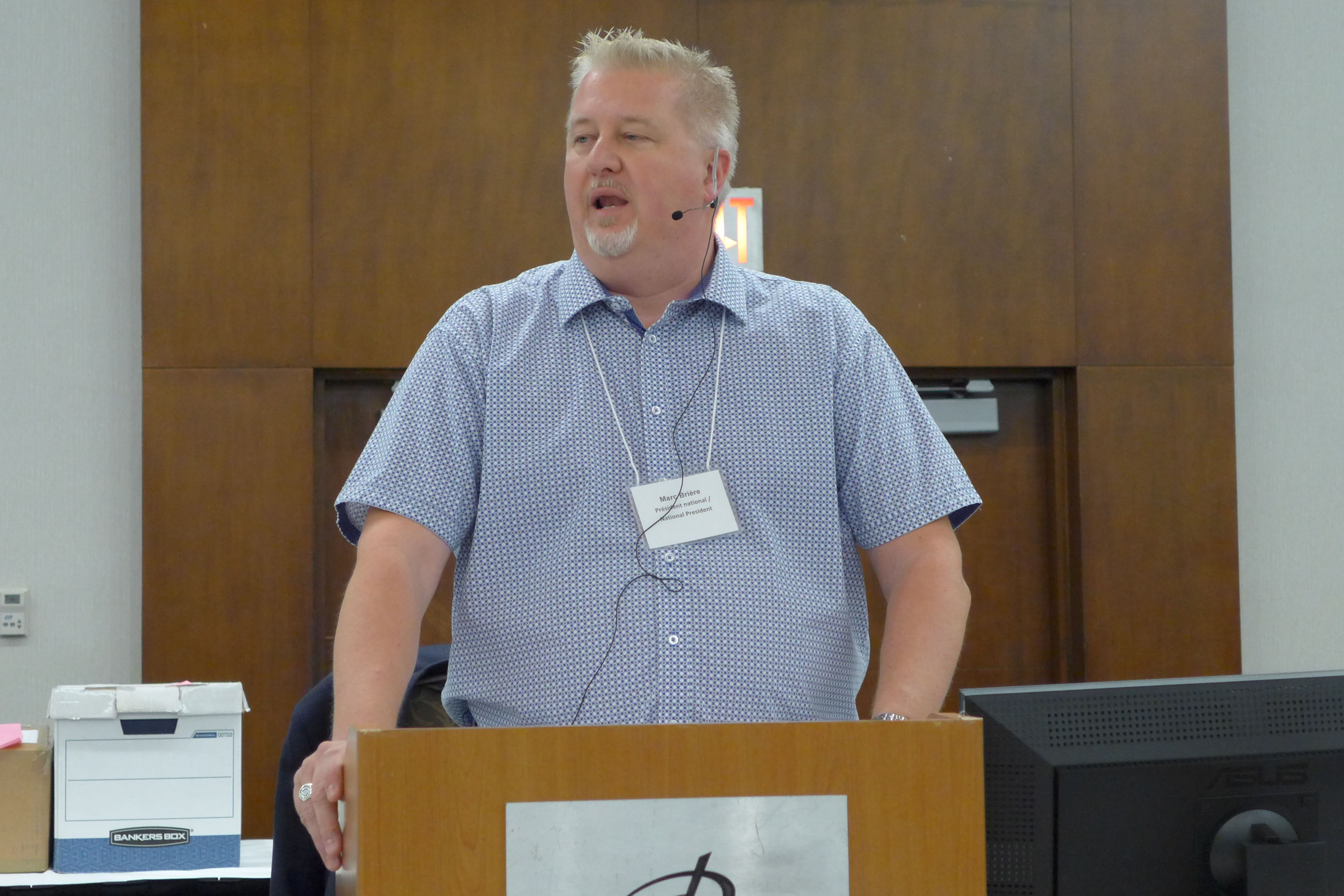 Marc Brière, président national