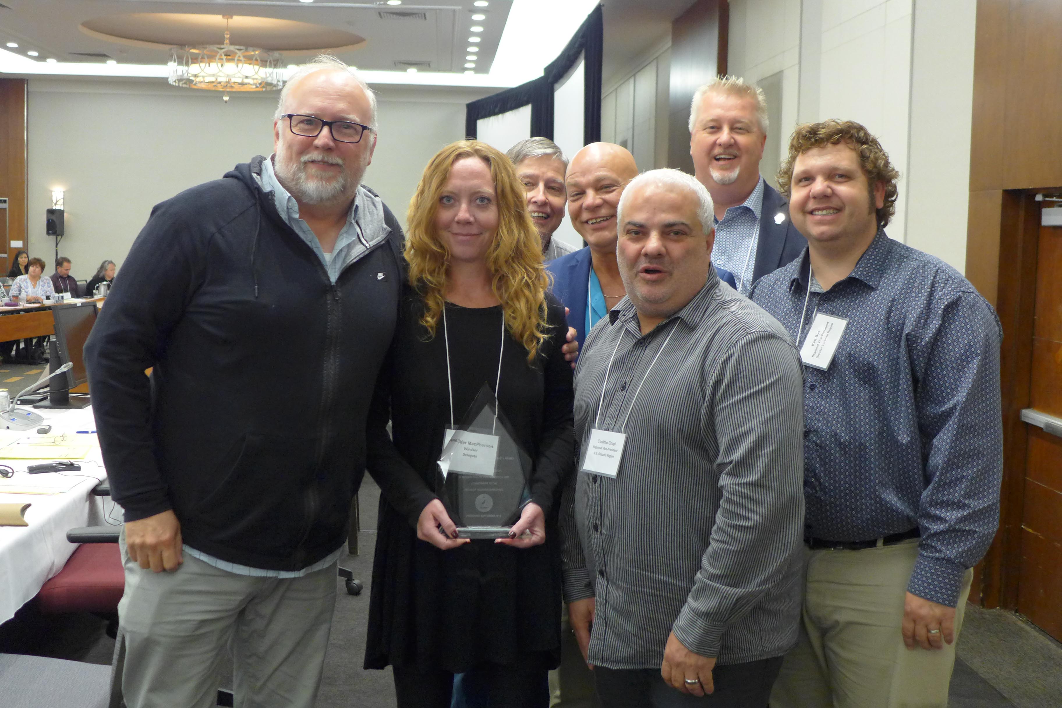 Jamie vanSydenborgh, Jennifer MacPherson, Gary Esslinger, Doug Gaetz, Cosimo Crupi, Marc Brière, Ken Bye