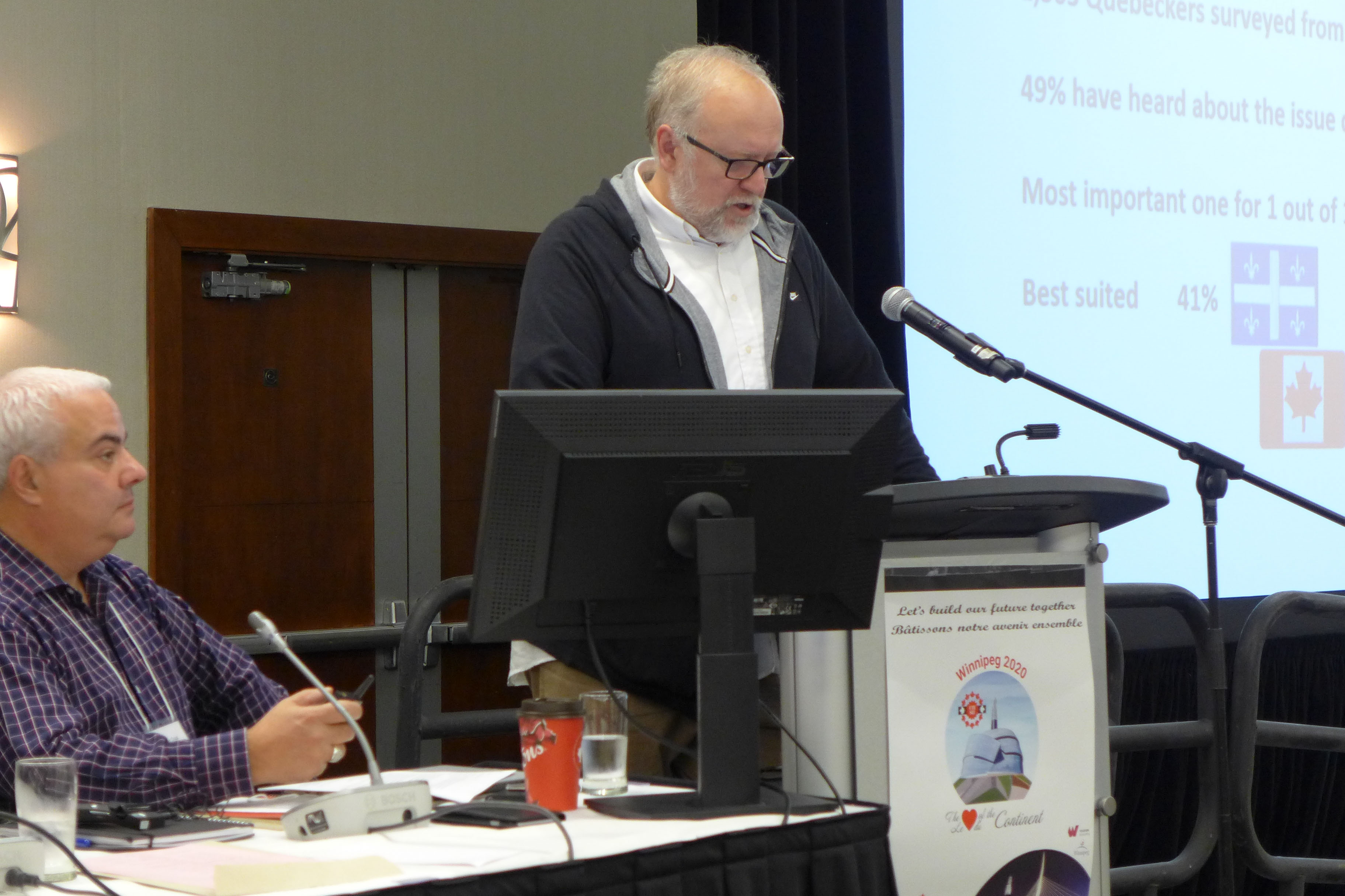 Jamie vanSydenborgh, VPR Région du sud-ouest de l'Ontario et président du Comité d'action politique