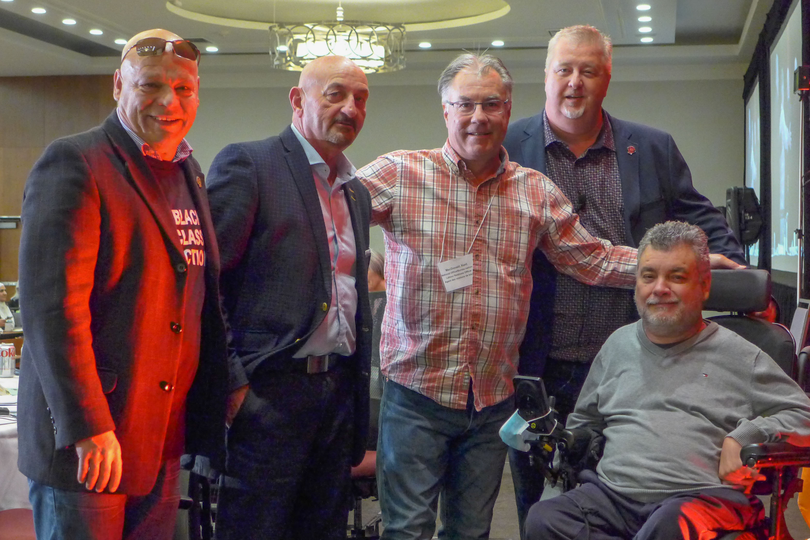 Doug Gaetz, Shane O'Brien, Kent MacDonald, Marc Brière, Daniel Camara
