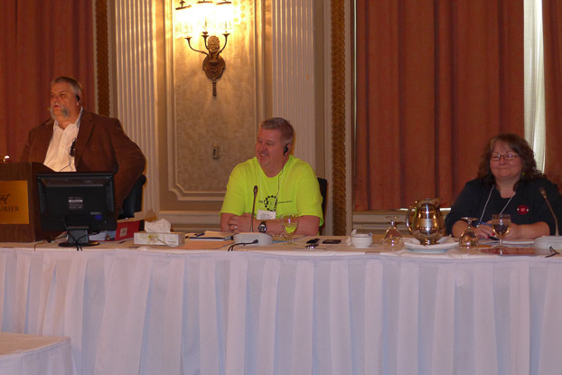 Robert Campbell, Président national; Marc Brière, 1ier Vice-président national; Madonna Gardiner, 2ième Vice-présidente nationale