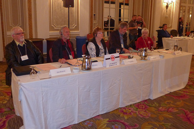 Membres à vie : Jean Bergeron, David Quist, Gwen Jackson, Nick Stein, Betty Bannon 