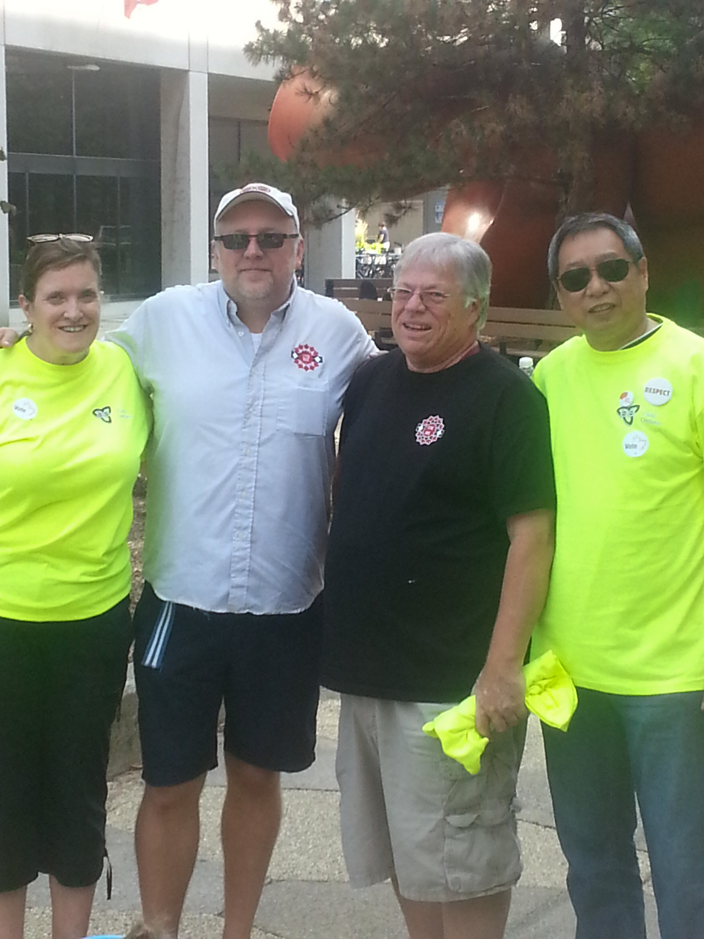 Barb Pawlovich, Jamie vanSydenborgh, Barry Melanson, Stephen Au