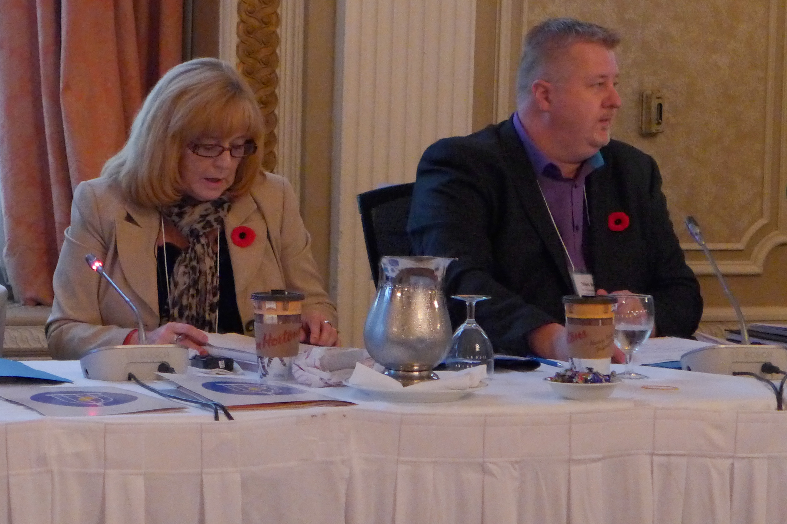 Debbie Ferguson et Marc Brière