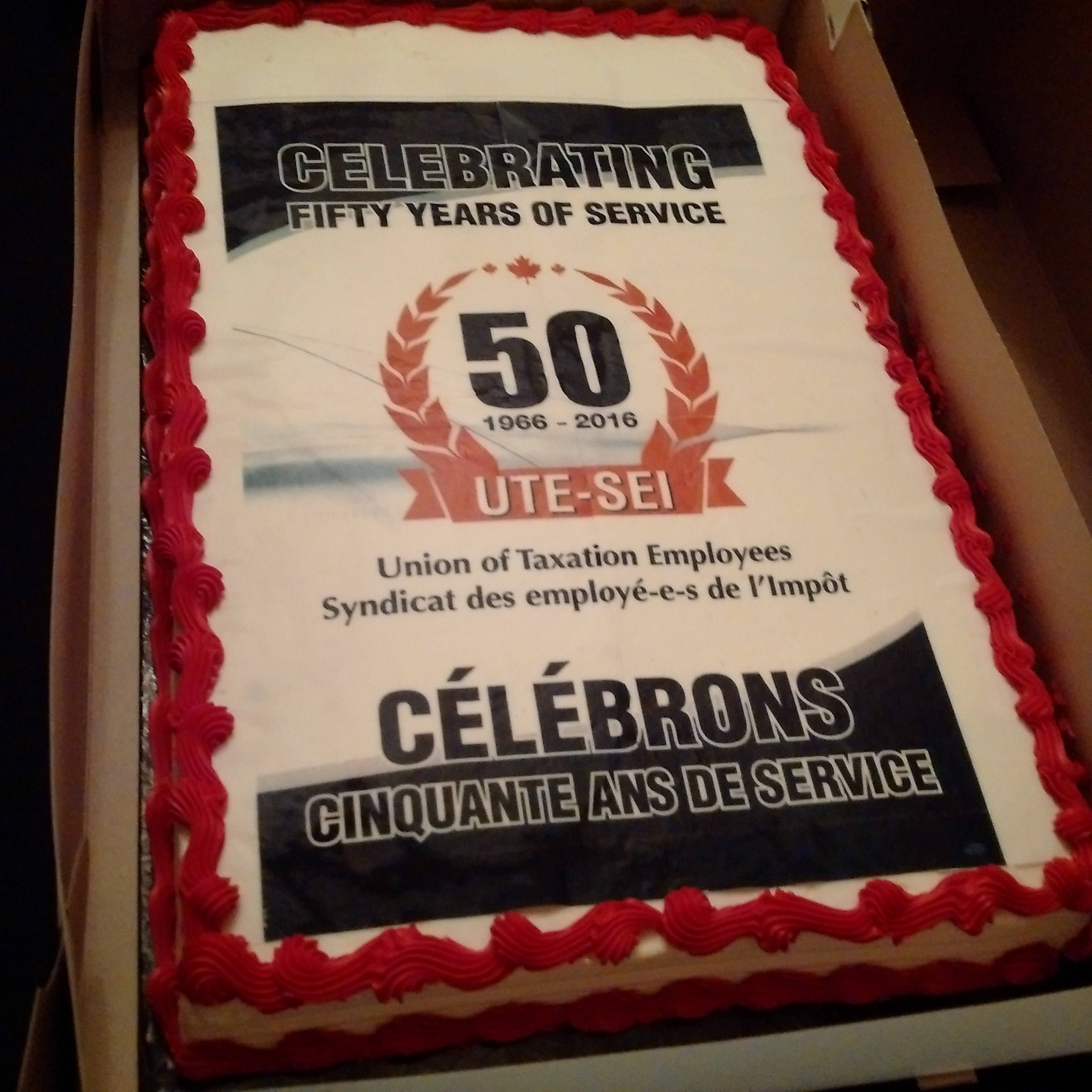 Gâteau du 50e anniversaire