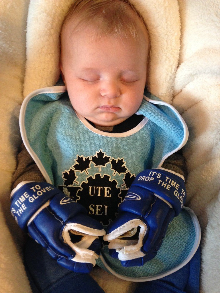 Alex Boutin's son Wesley