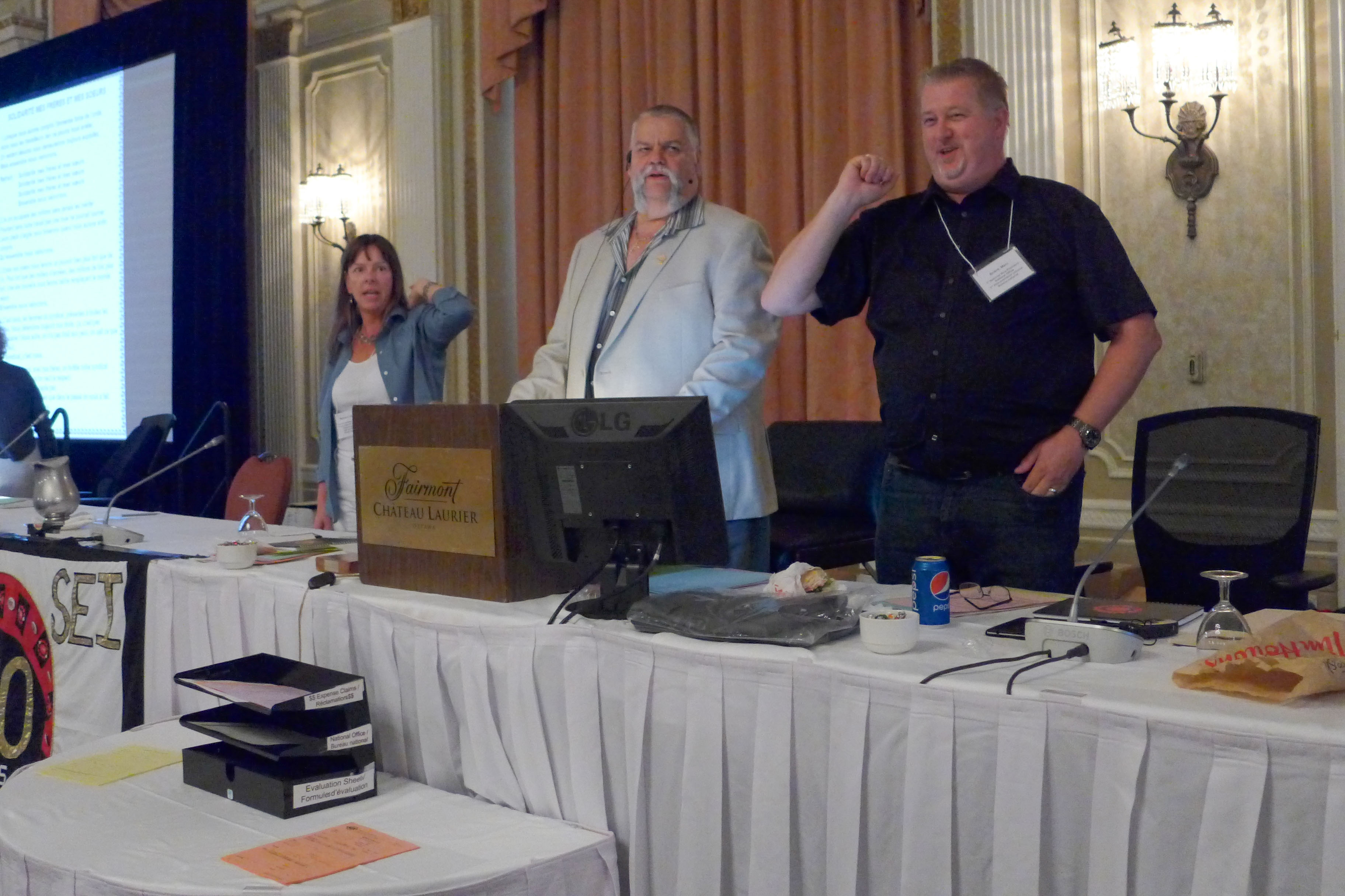 Annette Melanson, Robert Campbell, Marc Brière