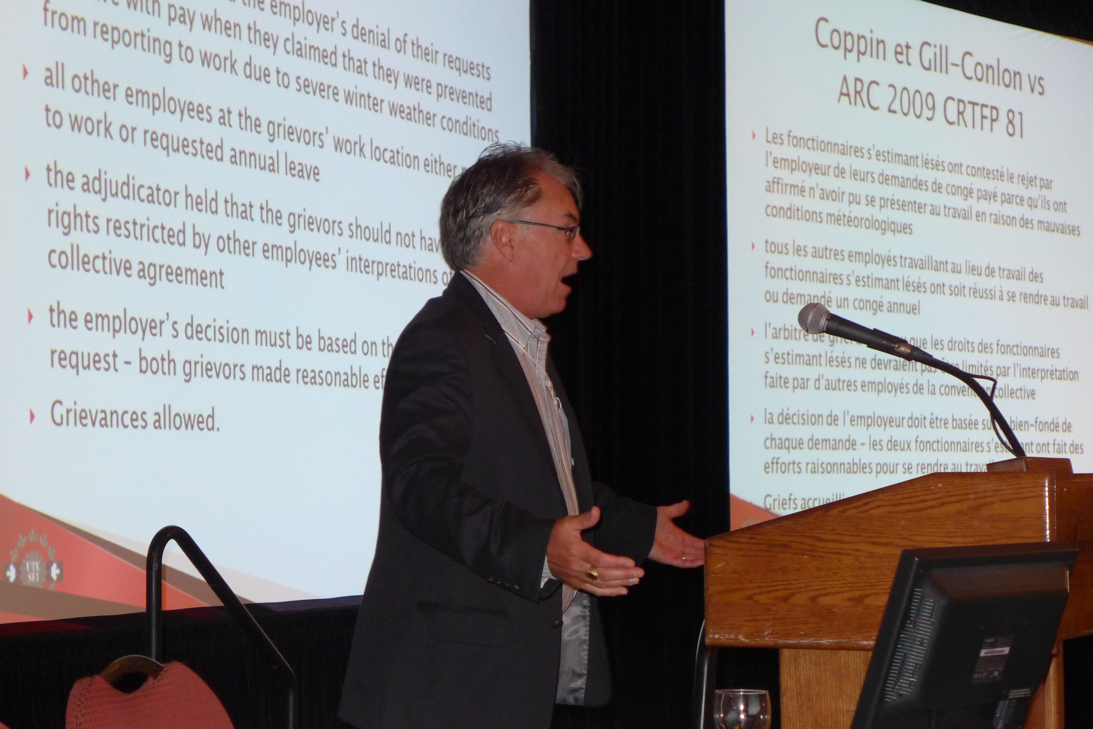 Kent MacDonald, Agent des relations de travail