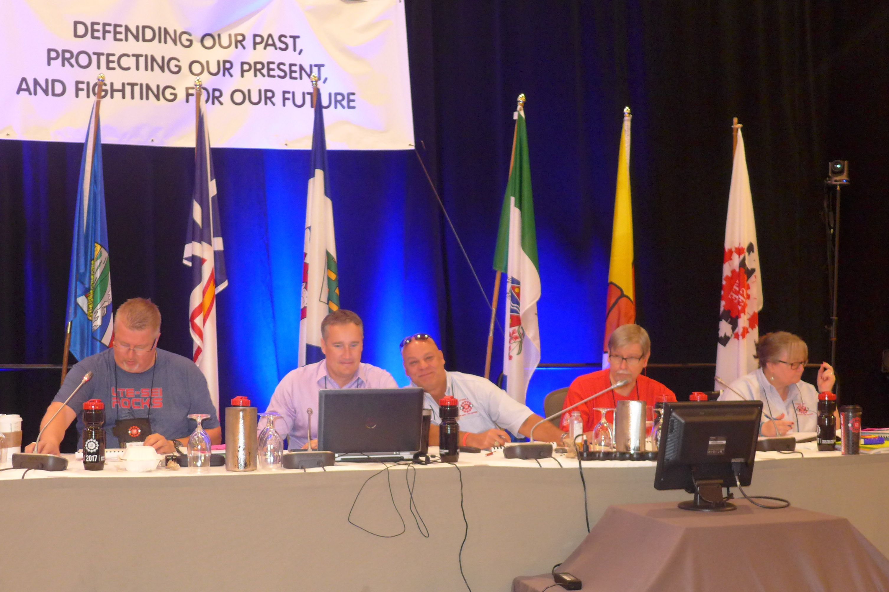 Comité des résolutions des finances - Marc Brière, Liam Merrigan, Doug Gaetz, Gary Esslinger  