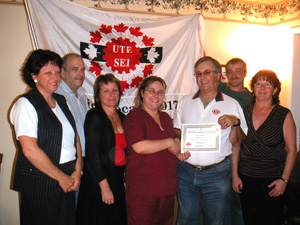 remise du certificat