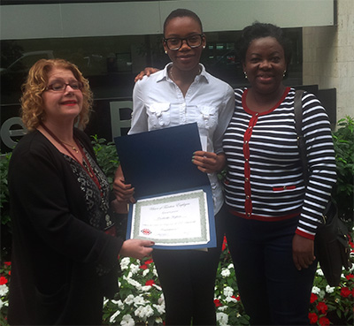 Janet Graham, Onowhoakpo Aregheore and her mother